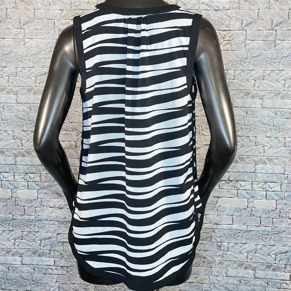Attention Striped Pull Over Blouse - Picture 2 of 6